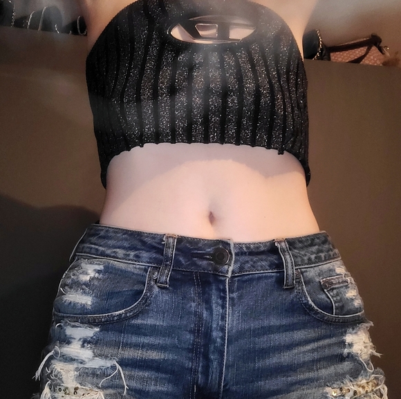 Hi-rise Festival American Eagle Short Shorts - Picture 2 of 7